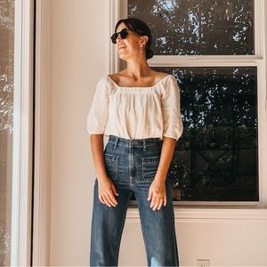 ABLE Amanda Swing Top in Antique White